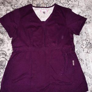 Women's Koi medium scrub top